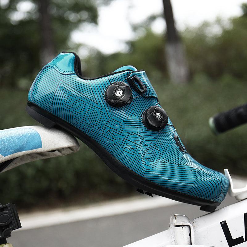 Teal cycling shoes sale