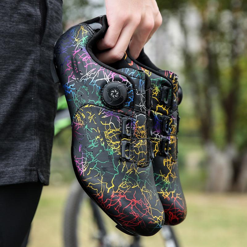 Hand Painted Cycling Shoes Custom LIANYI New Road Cycling Shoes