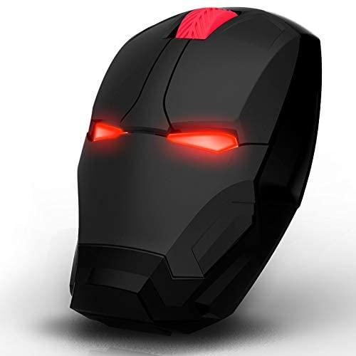 HIVAGI® Ironman Wireless Mouse With Nano USB Receiver (Black). - HIVAGI®