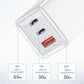 Mcdodo Adaptor High Power USB C Type C 65W GAN Wall Fast Charger White. - HIVAGI®