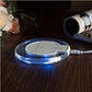 HIVAGI®  Standard Ultra-Slim UFO Shape Fantasy Crystal Clear Wireless Charger Pad with LED lighting for All Qi-Enabled Devices. - HIVAGI®